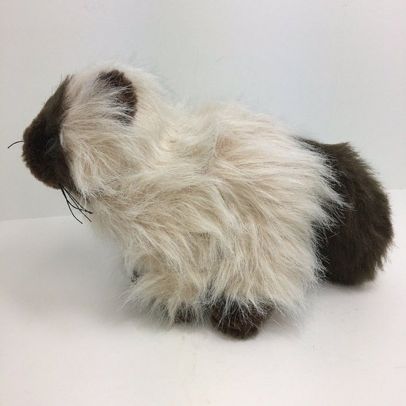 Ganz Webkinz Himalayan Cat 8" Plush Long Hair White Brown No Code Kitten - Picture 6 of 12